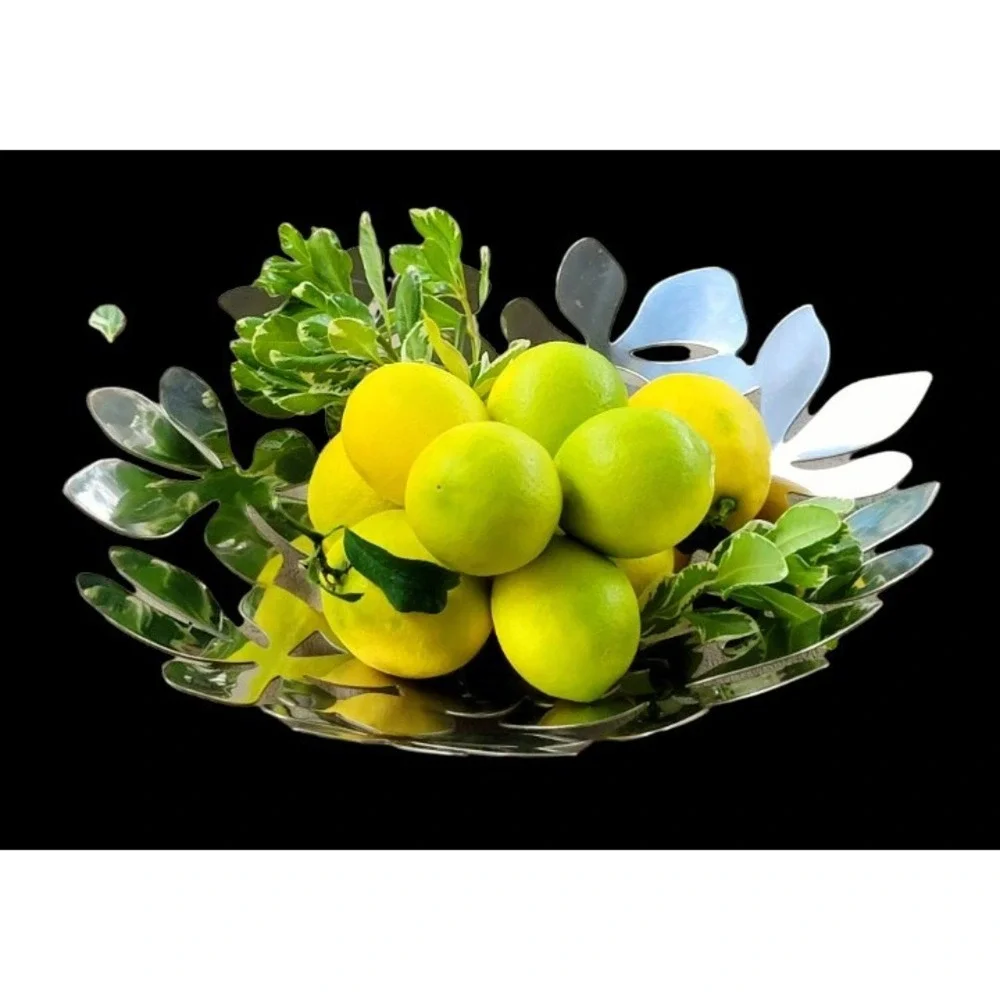 IKEA 'Flower Power' Stainless Fruit Bowl by Monica Mulder
